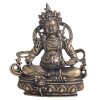 Yellow Copper Jambhala Bodhisattva Figurine Decoration Yellow Copper Jambhala Bodhisattva Figurine Decoration