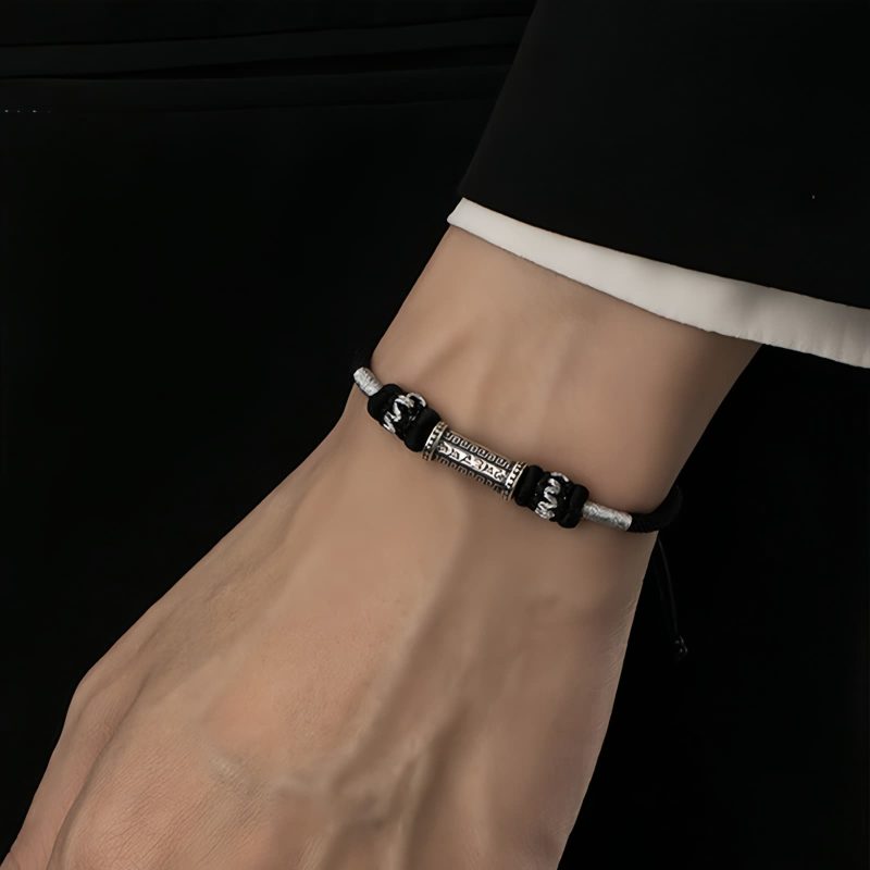 925 Silver Om Mani Padme Hum Bracelet 925 Silver Om Mani Padme Hum Bracelet