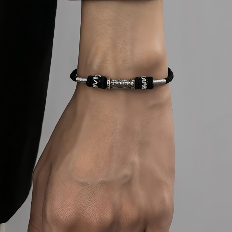 925 Silver Om Mani Padme Hum Bracelet 925 Silver Om Mani Padme Hum Bracelet