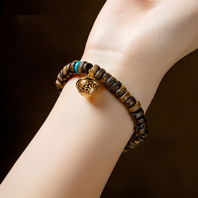 Agarwood Turquoise Strength Bracelet Agarwood Turquoise Strength Bracelet