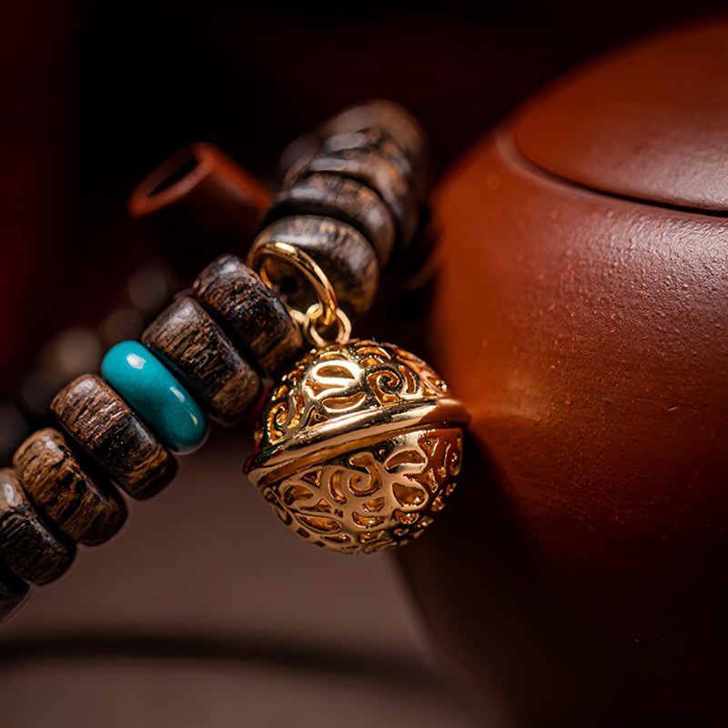 Agarwood Turquoise Strength Bracelet Agarwood Turquoise Strength Bracelet