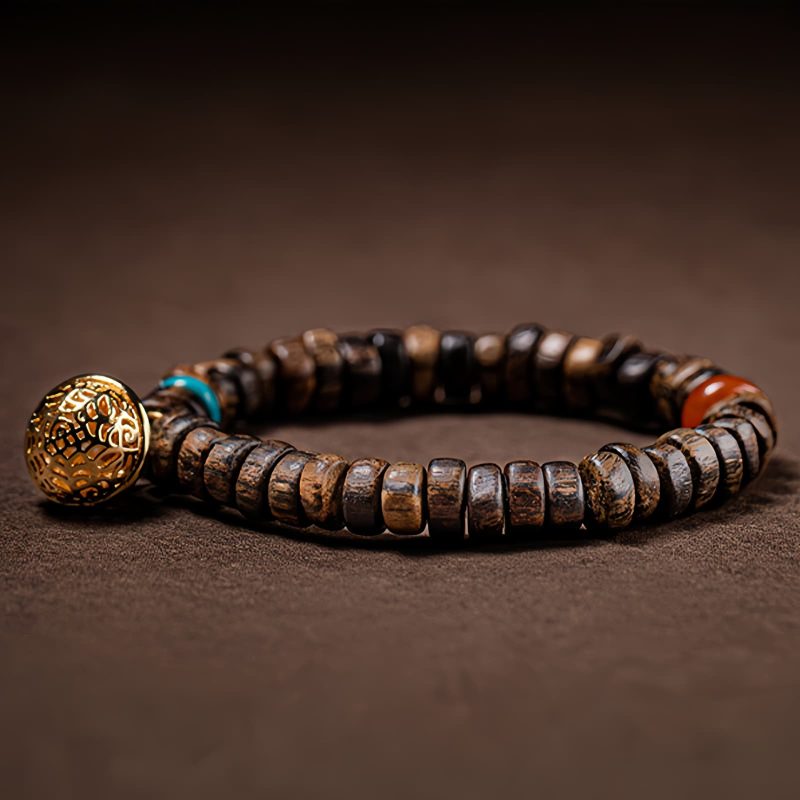 Agarwood Turquoise Strength Bracelet Agarwood Turquoise Strength Bracelet