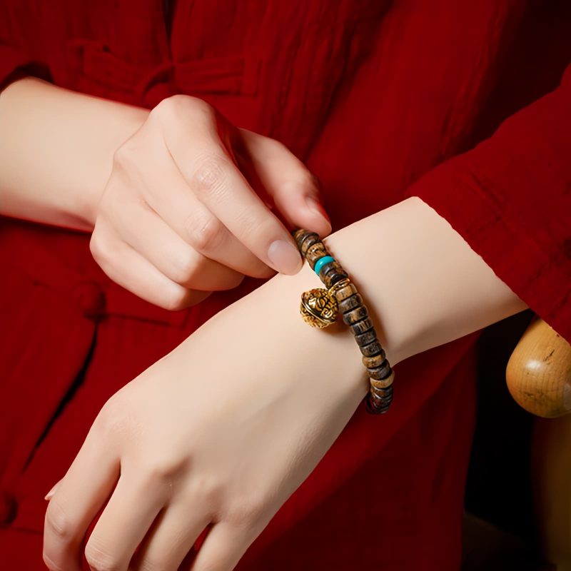 Agarwood Turquoise Strength Bracelet Agarwood Turquoise Strength Bracelet