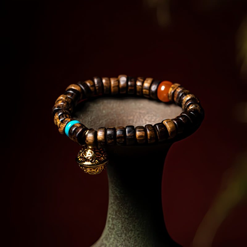 Agarwood Turquoise Strength Bracelet Agarwood Turquoise Strength Bracelet