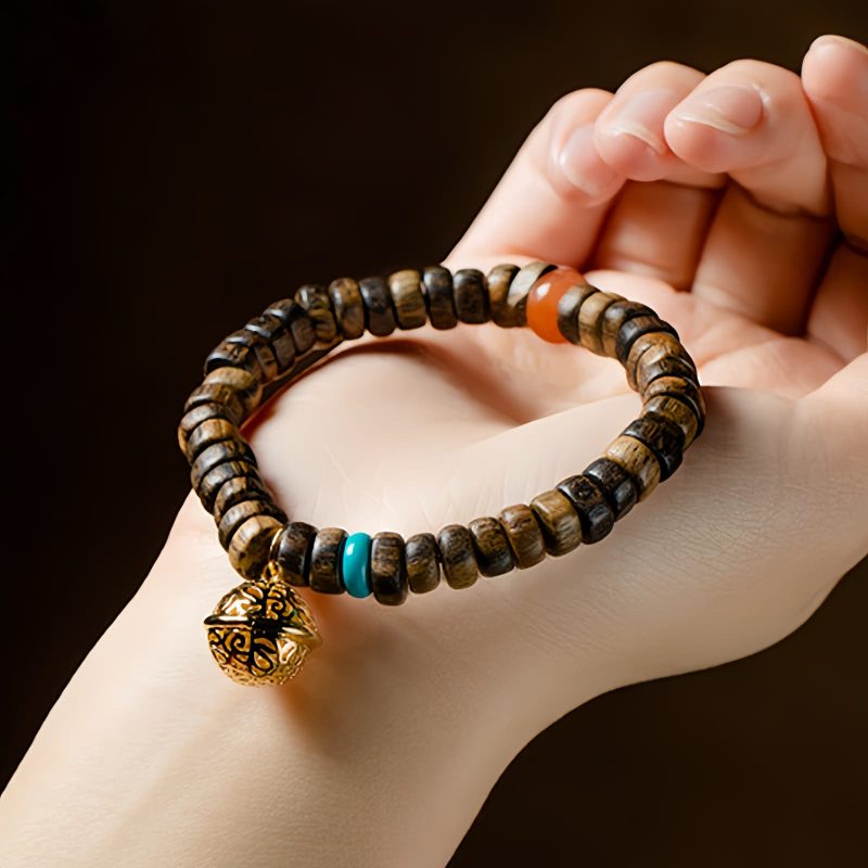 Agarwood Turquoise Strength Bracelet Agarwood Turquoise Strength Bracelet