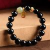 Black Onyx Hetian Jade Wealth Bracelet Black Onyx Hetian Jade Wealth Bracelet