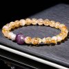 Natural Citrine Amethyst Prosperity Bracelet Natural Citrine Amethyst Prosperity Bracelet