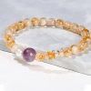 Natural Citrine Amethyst Prosperity Bracelet Natural Citrine Amethyst Prosperity Bracelet