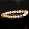 Natural Citrine Amethyst Prosperity Bracelet Natural Citrine Amethyst Prosperity Bracelet