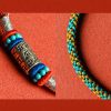 Colorful Tibetan 925 Silver Six True Words Bracelet Colorful Tibetan 925 Silver Six True Words Bracelet