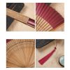 Gradient Hollow Engraved Bamboo Folding Fan Gradient Hollow Engraved Bamboo Folding Fan