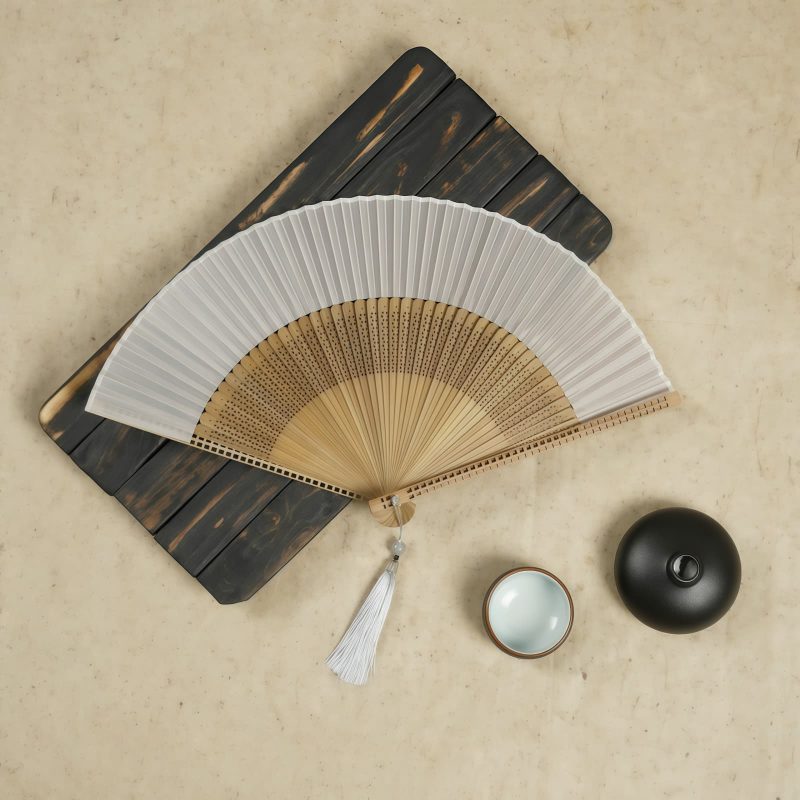 Handmade Bamboo Frame Vintage Folding Fan Handmade Bamboo Frame Vintage Folding Fan