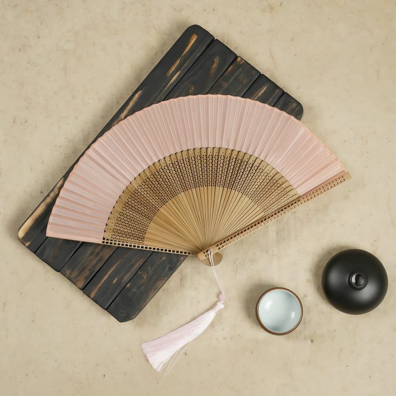 Handmade Bamboo Frame Vintage Folding Fan Handmade Bamboo Frame Vintage Folding Fan