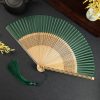Handmade Bamboo Frame Vintage Folding Fan Handmade Bamboo Frame Vintage Folding Fan