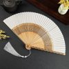 Handmade Bamboo Frame Vintage Folding Fan Handmade Bamboo Frame Vintage Folding Fan
