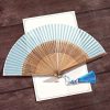 Handmade Bamboo Frame Vintage Folding Fan Handmade Bamboo Frame Vintage Folding Fan