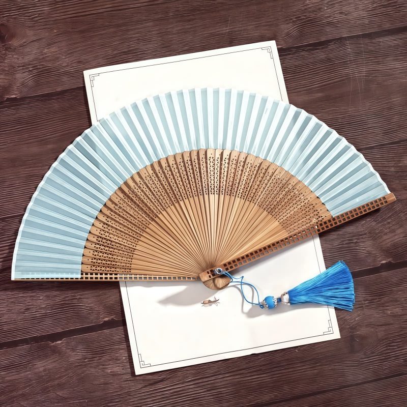 Handmade Bamboo Frame Vintage Folding Fan Handmade Bamboo Frame Vintage Folding Fan