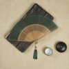 Handmade Bamboo Frame Vintage Folding Fan Handmade Bamboo Frame Vintage Folding Fan