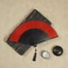 Handmade Bamboo Frame Vintage Folding Fan Handmade Bamboo Frame Vintage Folding Fan