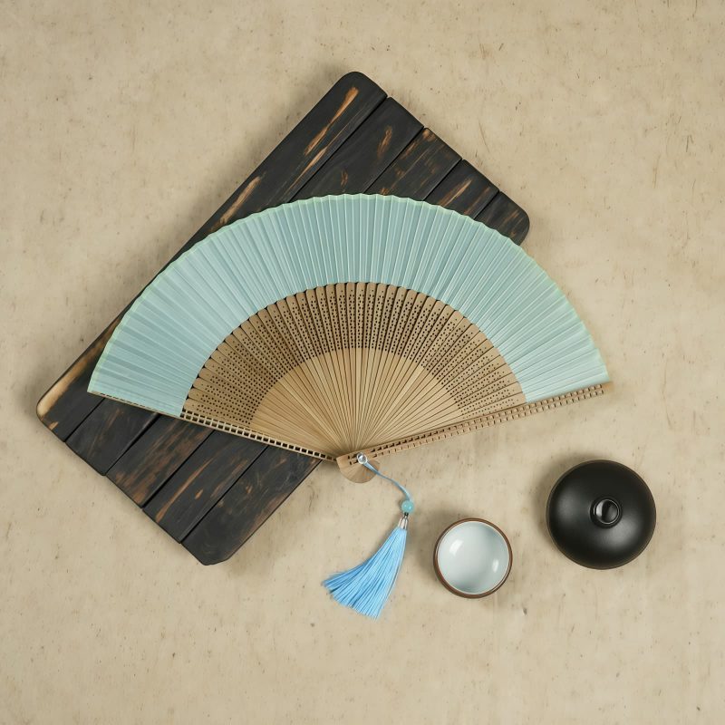 Handmade Bamboo Frame Vintage Folding Fan Handmade Bamboo Frame Vintage Folding Fan