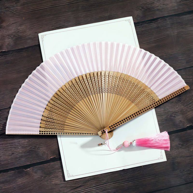 Handmade Bamboo Frame Vintage Folding Fan Handmade Bamboo Frame Vintage Folding Fan