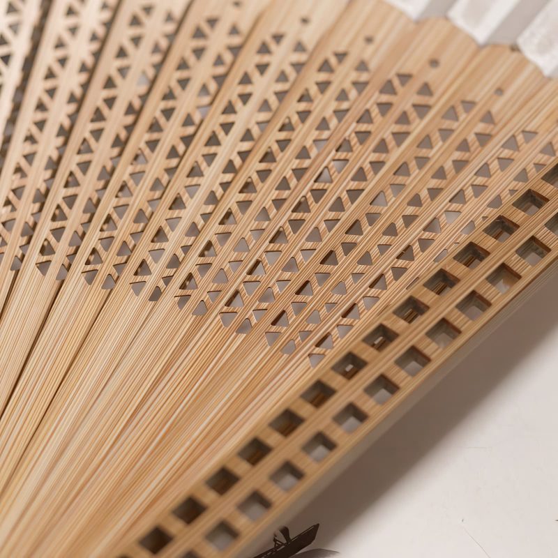 Handmade Bamboo Frame Vintage Folding Fan Handmade Bamboo Frame Vintage Folding Fan