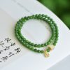 Hetian Jade Happiness Blessing Bracelet Hetian Jade Happiness Blessing Bracelet