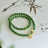 Hetian Jade Happiness Blessing Bracelet Hetian Jade Happiness Blessing Bracelet