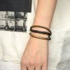 Lava-Gestein & Messing: Mehrlagiges Armband für innere Ruhe Lava Rock Brass Multi-Turn Calm Bracelet