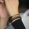 Lava-Gestein & Messing: Mehrlagiges Armband für innere Ruhe Lava Rock Brass Multi-Turn Calm Bracelet