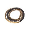 Lava-Gestein & Messing: Mehrlagiges Armband für innere Ruhe Lava Rock Brass Multi-Turn Calm Bracelet