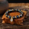 Liuli Glass Tibetan Goddess of Wealth Bracelet Liuli Glass Tibetan Goddess of Wealth Bracelet