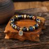 Liuli Glass Tibetan Goddess of Wealth Bracelet Liuli Glass Tibetan Goddess of Wealth Bracelet