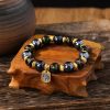 Liuli Glass Tibetan Goddess of Wealth Bracelet Liuli Glass Tibetan Goddess of Wealth Bracelet