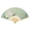 Lotus Koi Fish Bamboo Folding Fan Lotus Koi Fish Bamboo Folding Fan