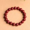 Natural Cinnabar Om Mani Padme Hum Bracelet Natural Cinnabar Om Mani Padme Hum Bracelet