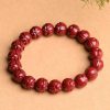 Natural Cinnabar Om Mani Padme Hum Bracelet Natural Cinnabar Om Mani Padme Hum Bracelet