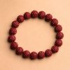 Natural Cinnabar Om Mani Padme Hum Bracelet Natural Cinnabar Om Mani Padme Hum Bracelet