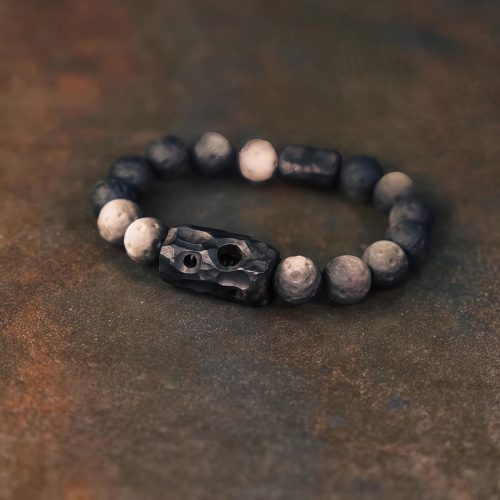 Silver Sheen Obsidian Soothing Bracelet
