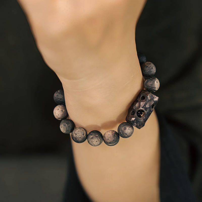 Silver Sheen Obsidian Soothing Bracelet Silver Sheen Obsidian Soothing Bracelet