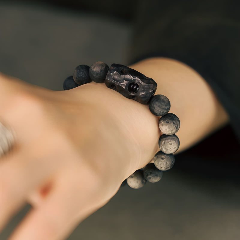Silver Sheen Obsidian Soothing Bracelet Silver Sheen Obsidian Soothing Bracelet