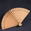 Thuja Wood Auspicious Clouds Folding Fan Thuja Wood Auspicious Clouds Folding Fan