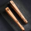 Thuja Wood Auspicious Clouds Folding Fan Thuja Wood Auspicious Clouds Folding Fan