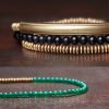 Tibetan Agate Copper Protection Triple Wrap Bracelet Tibetan Agate Copper Protection Triple Wrap Bracelet
