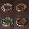 Tibetan Agate Copper Protection Triple Wrap Bracelet Tibetan Agate Copper Protection Triple Wrap Bracelet