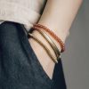 Tibetan Agate Copper Protection Triple Wrap Bracelet Tibetan Agate Copper Protection Triple Wrap Bracelet