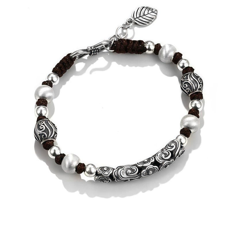 Tibetan Copper & Silver Auspicious Cloud Bracelet Tibetan Copper & Silver Auspicious Cloud Bracelet