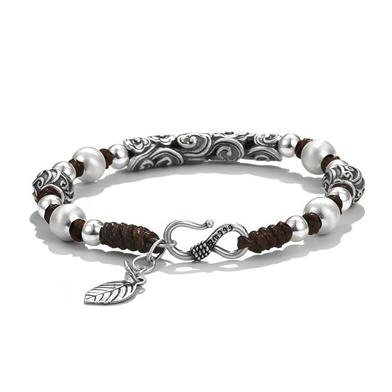 Tibetan Copper & Silver Auspicious Cloud Bracelet Tibetan Copper & Silver Auspicious Cloud Bracelet