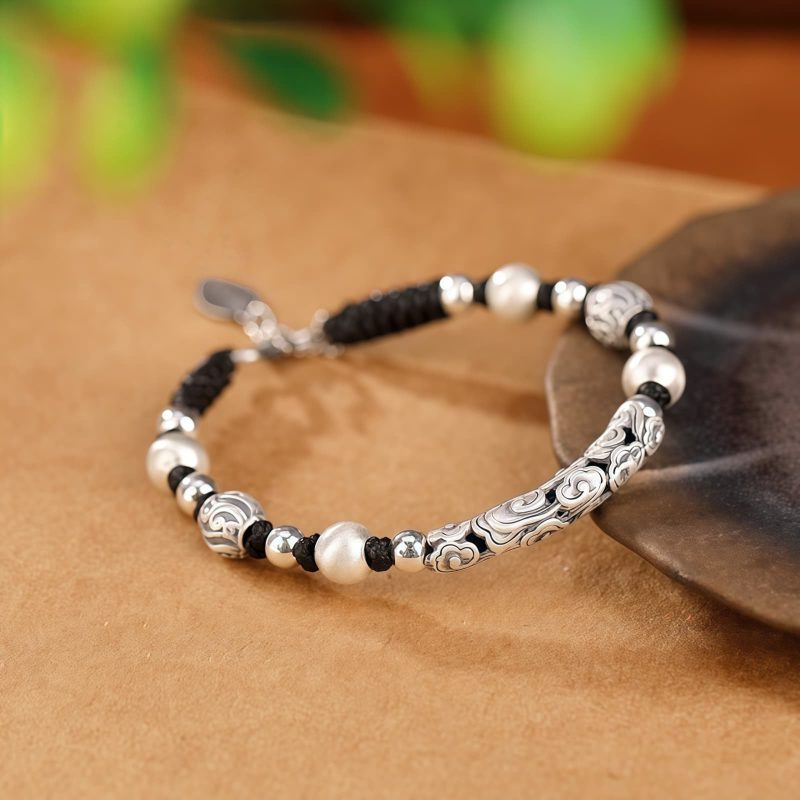 Tibetan Copper & Silver Auspicious Cloud Bracelet Tibetan Copper & Silver Auspicious Cloud Bracelet