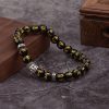 Tibetan Natural Stone Buddha Mantra Bracelet Tibetan Natural Stone Buddha Mantra Bracelet